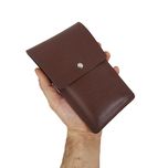 کیف موبایل کمری چرم طبیعی G-113