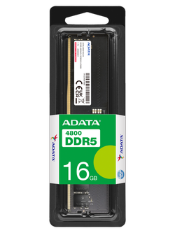 رم کامپیوتر ای دیتا تک کاناله مدل AD5U480016G-S فرکانس 4800 مگاهرتز DDR5 تایمینگ CL40 حافظه 16 گیگابایت