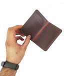 کیف جاکارتی مردانه چرم طبیعی J-105