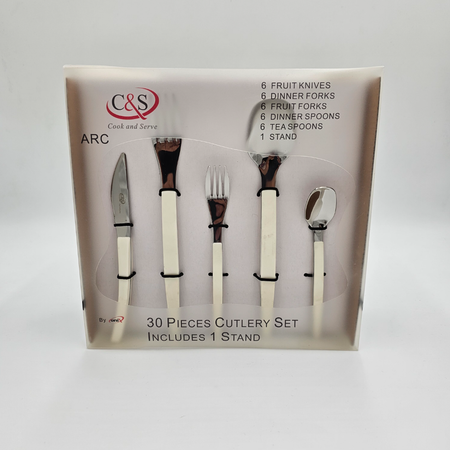 سرویس 31 پارچه قاشق و چنگال C&S
