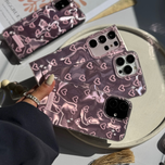 قاب موج صورتی قلبی / آیفون و سامسونگ و شیاومی / (کدC1870)