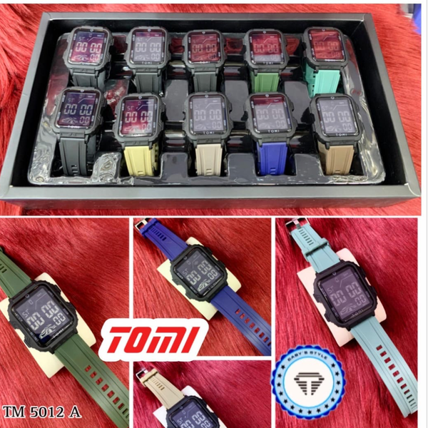 ساعت تومی در رنگ بندی و مدل های مختلف