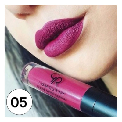 رژ لب مایع گلدن رز مات اصل (شماره 05)