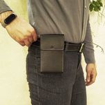 کیف گوشی کمری چرم طبیعی G-102