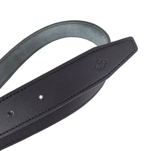 کمربند چرم طبیعی مردانه تک لایه گاومیش با سگک زبانه دار KB35M2