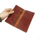 کیف پول مردانه چرم طبیعی P-102