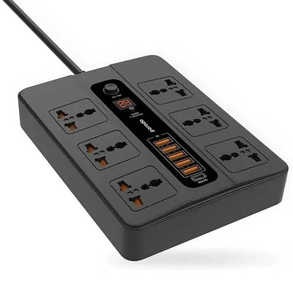 چندراهی برق و شارژر Porodo Multi-Port Super Hub