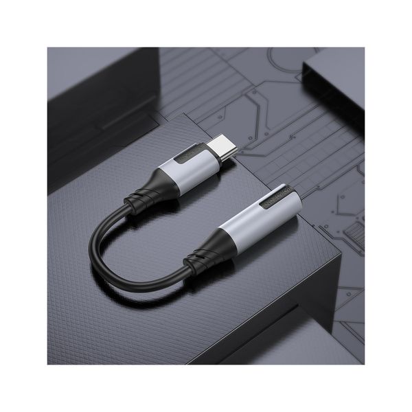 مبدل USB-C به جک 3.5 میلی متری بروفون مدل BV19