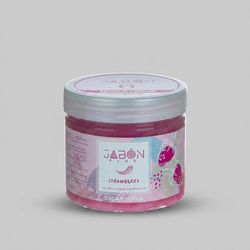 اسکراب شکری لایه بردار پوست ژبن پلاس مدل Strwberry وزن 450 گرم