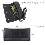 کیف گوشی چرم طبیعی G-104 (حمل بصورت کمری/دستی)