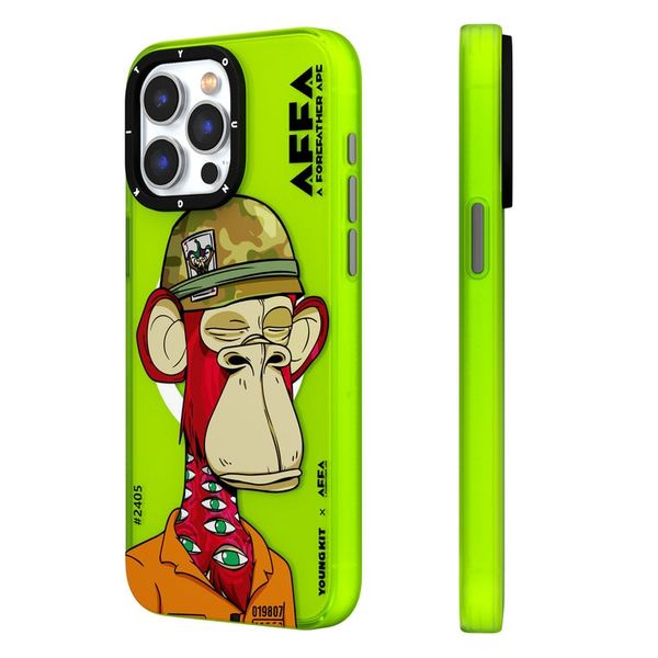 قاب iphone 15Promax برند یانگ کیت youngkit funny boredApe series