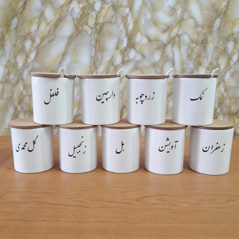 بانکه تکست فارسی با درب چوبی یک عددی
