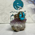 انگشتر فیروزه مردانه درجه یک کد 41