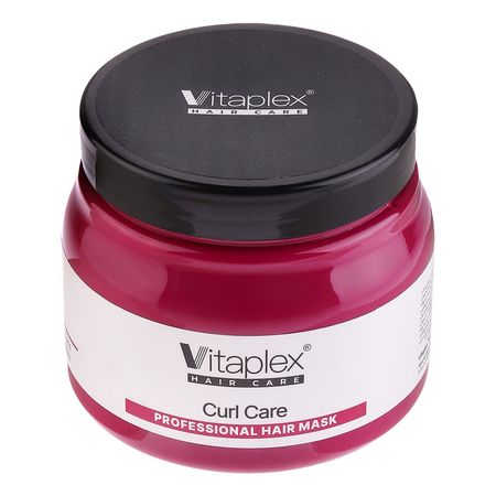 ماسک مو ویتاپلکس مدل CURL CARE مناسب برای موهای فر حجم 500 میلیلیتر