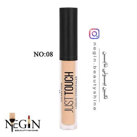 کانسیلر گلدن رز مدل just touch اصل (شماره 8)