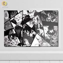 متال پوستر شخصیت های محبوب انیمه ای - کد 08