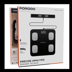 ترازو و آنالیزور هوشمند بدن کد PDLFST089BK برند Porodo