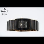 ساعت سویستون دو زمانه مشکی طلایی