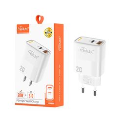 شارژر دیواری PD و فست دو پورت Mietubl مدل MTB-CS03E 20W - سفید (گارانتی شش ماهه AZR)