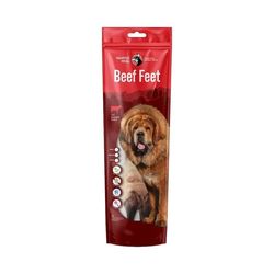 تشویقی سگ هاپومیل مدل پاچه گاو کد Beef Feet M وزن 150 گرم