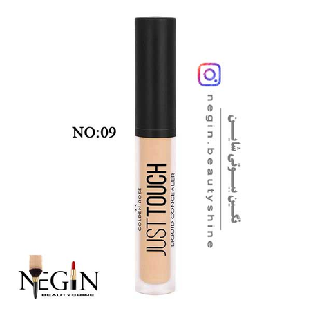 کانسیلر گلدن رز مدل just touch اصل (شماره 9)
