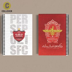 دفتر طرح تیم پرسپولیس (Persepolis) کد 09 (دو رو چاپ )