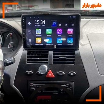 مانیتور اندروید تیبا + دوربین دنده عقب (دید در شب)