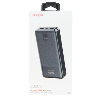 پاوربانک فست شارژ Earldom 20000mAh مدل ET-PB66 10W- مشکی