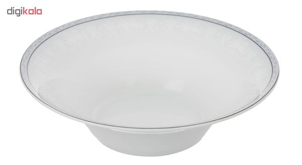 سرویس غذاخوری 35 پارچه چینی زرین ایران سری شهرزاد مدل وایت رز درجه یک