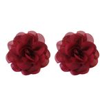 کش مو زنانه طرح گل مدل WKG-101 بسته دو عددی تک سایز*703