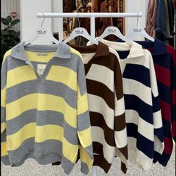 بلوز بافت راه راه برند Milaترک