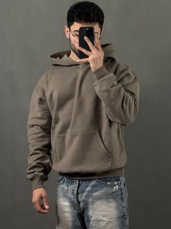 هودی ساده پنبه موکا