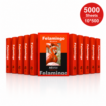 کاغذ A5 فلامینگو 80 گرم بسته 5000 برگی