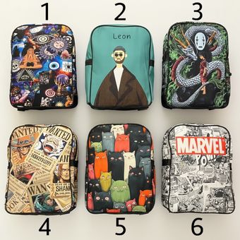 کیف کوله مخمل چاپی