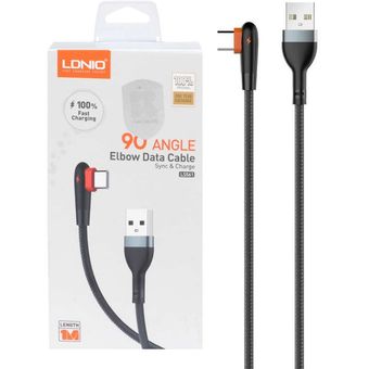 کابل تبدیل USB به لایتنینگ الدینیو مدل LS561 طول 1 متر