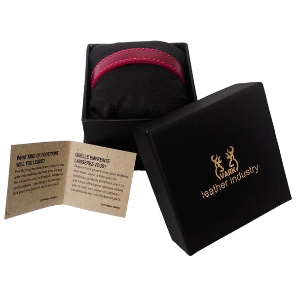 دستبند چرم وارک مدل پرهام کد rb201