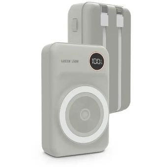 پاوربانک وایرلس 20000 مگ سیف گرین لاین Green Lion MagSafe Integrated Power Bank 20000mAh PD 20W