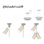 لوستر آویز مدرن شاهان  مدل TUDELI.GHOFLI.H