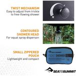 دوش سفری سی تو سامیت مدل Pocket Shower 10L گنجایش 10 لیتر