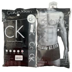 پک سه عددی شورت مردانه پادار (نیم پا) برند کلوین Calvin Klein (CK) اورجینال