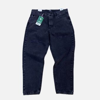 شلوار مام استایل زغالی کد 36773