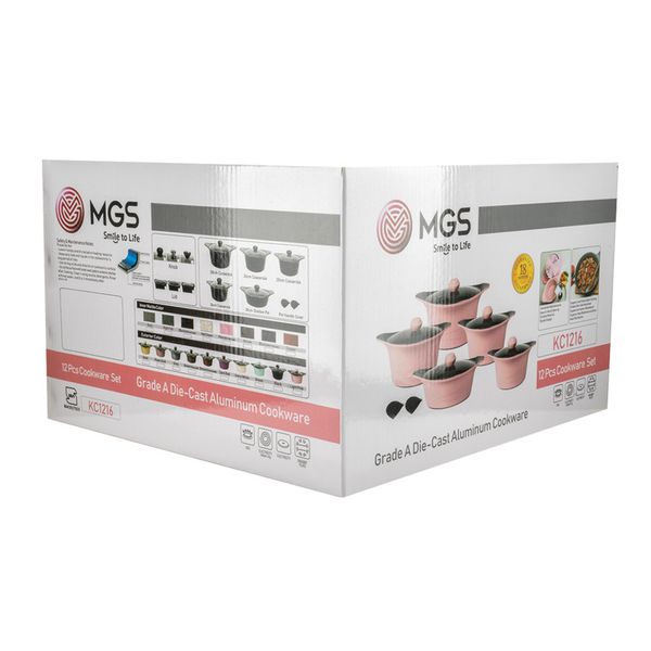 سرویس پخت و پز 12 پارچه ام جی اس مدل KC 1216