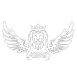 برچسب بدنه موتور مهدیار طرح بال  کد SM202