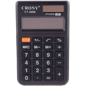 ماشین حساب کرونی مدل ct-200 (عمده)(بسته پنج عددی)