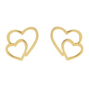 گوشواره طلا 18عیار گالری طلای مریم اکرمی مدل EL149