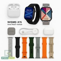ساعت هوشمند ویسمی مدل X15 با نمایشگر AMOLED و بند سیلیکونی