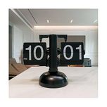 ساعت رومیزی مدل ورقه ای Flip Clock مشکی