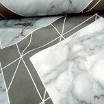 کاور تشک مهمان مدل هندسی سایز 100x195 سانتی متر
