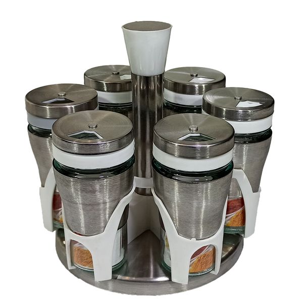 ست جا ادویه 6 پارچه مدل پارادایس