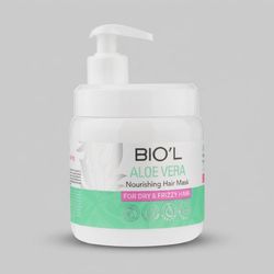 ماسک ترمیم کننده مو با آبکشی بیول مدل AloeVera مناسب برای موهای خشک و وزدار حجم 500 میلی لیتر*719